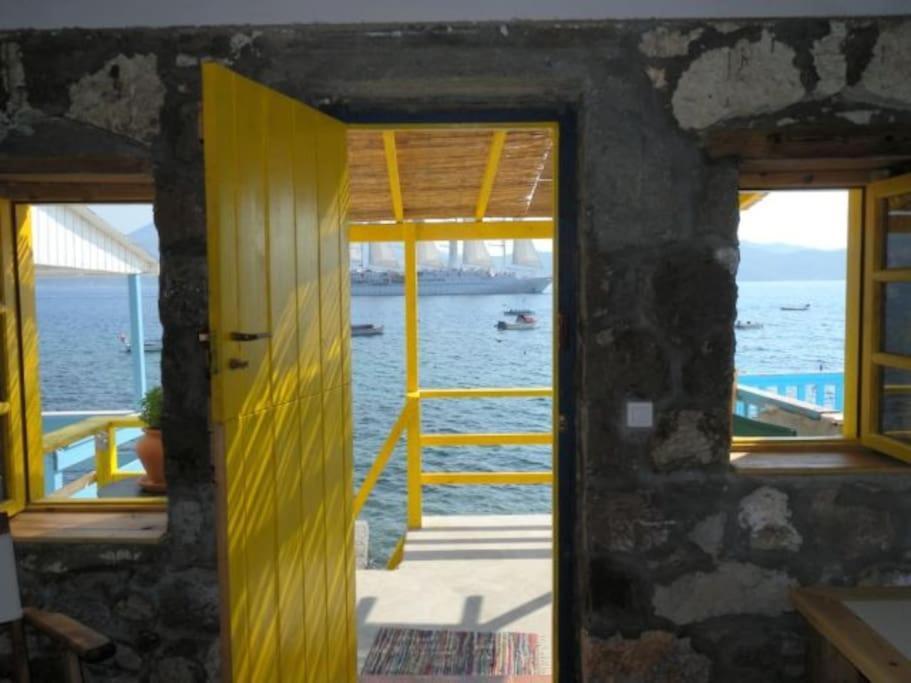 The Yellow Boat House Klima  Esterno foto
